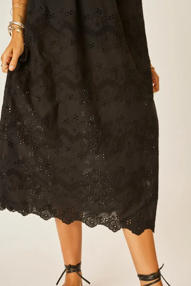 Natalie Martin SIENNA DRESS Geranium Midnight Shop Dresses