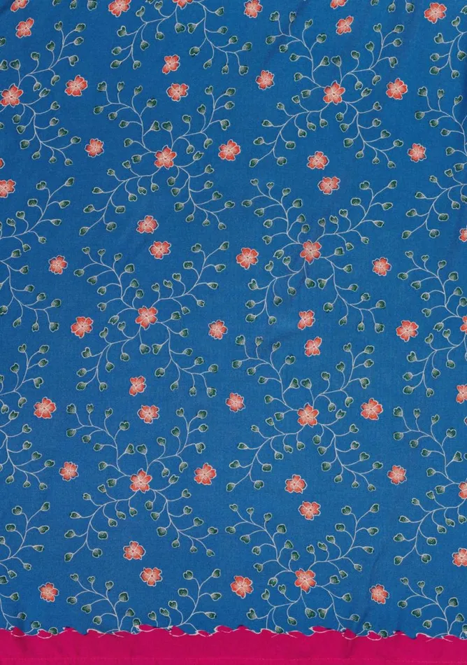Natalie Martin SQUARE SCARF Pinwheel Denim Shop Accessories