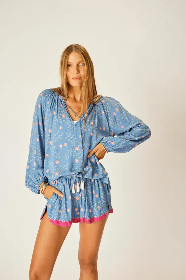Natalie Martin TASH SHORT Pinwheel Denim Shop Bottoms