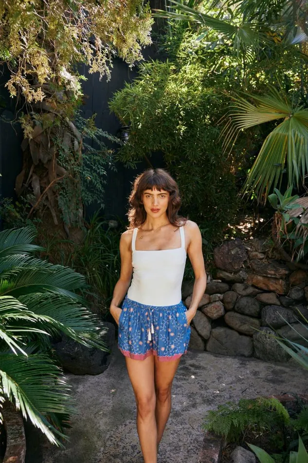 Natalie Martin TASH SHORT Pinwheel Denim Shop Bottoms