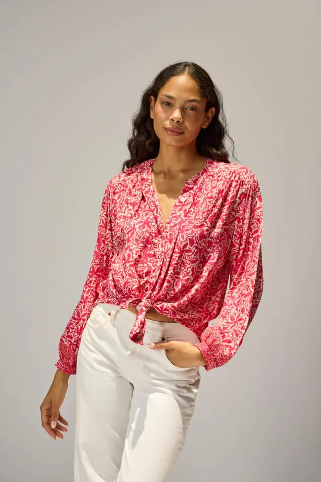 Natalie Martin TOLAN SHIRT Gloriosa Flamingo Shop Tops