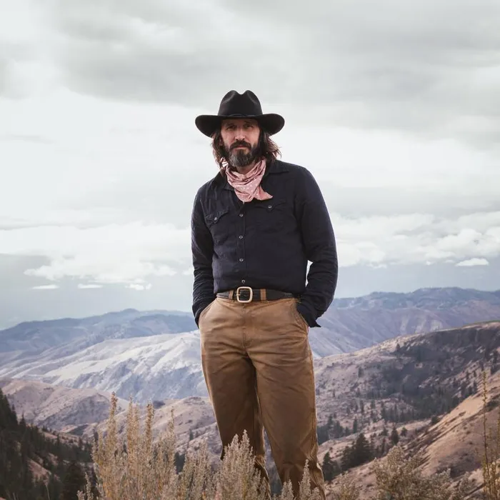 Navy Twill Shirt Blue Men Stetson Modern Cut