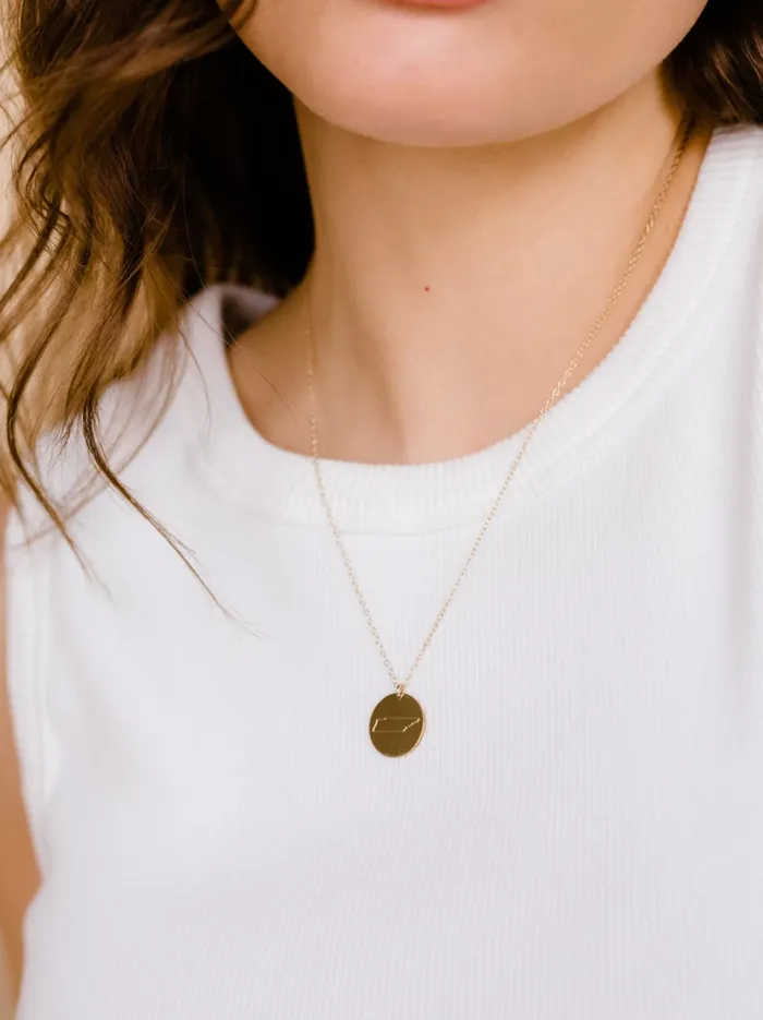 Necklaces Road Trip Necklace 14k Goldfilled Able Women