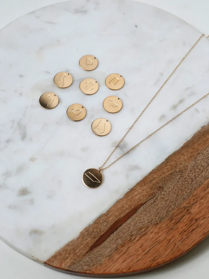 Necklaces Road Trip Necklace 14k Goldfilled Able Women
