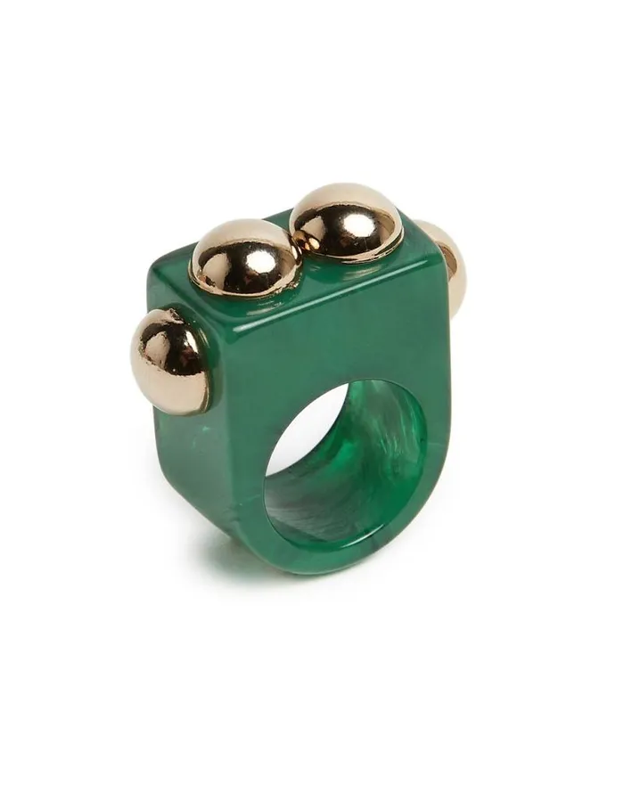 Nefertiti Ring Green Women La Double J Jewelry