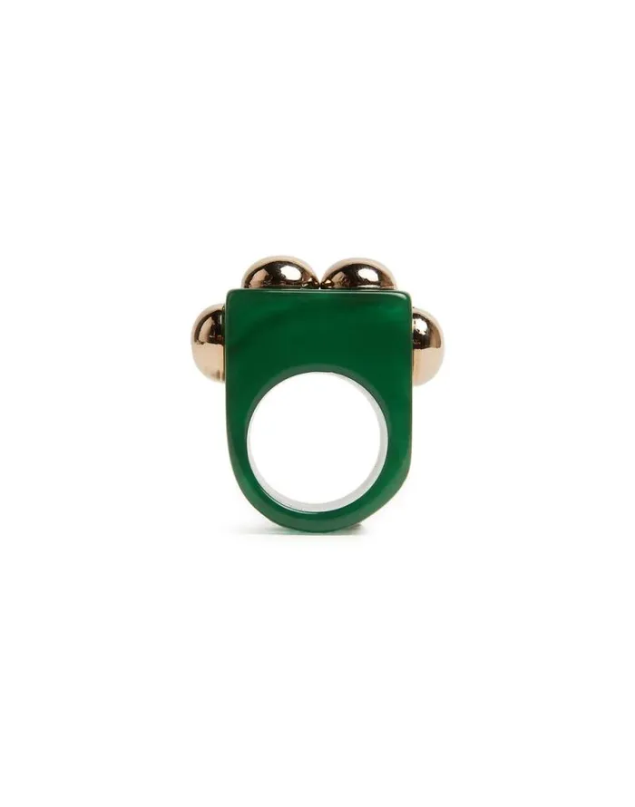 Nefertiti Ring Green Women La Double J Jewelry Nefertiti Ring Green Women La Double J Jewelry