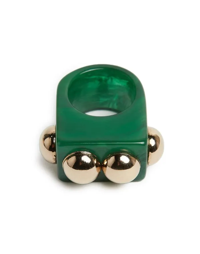 Nefertiti Ring Green Women La Double J Jewelry Nefertiti Ring Green Women La Double J Jewelry