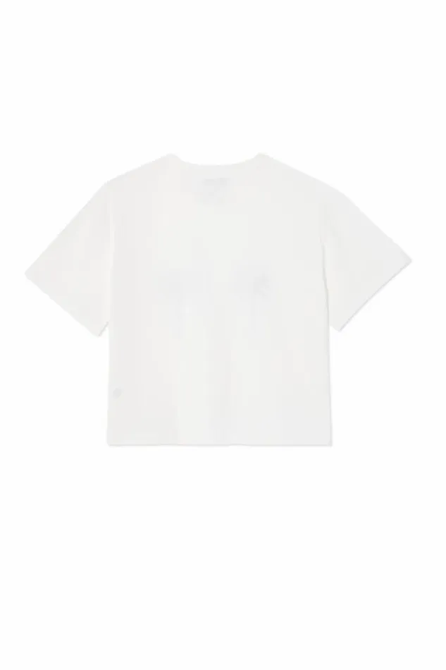Never Fully Dressed Embroidered Palm Boob T Shirt Women Newness