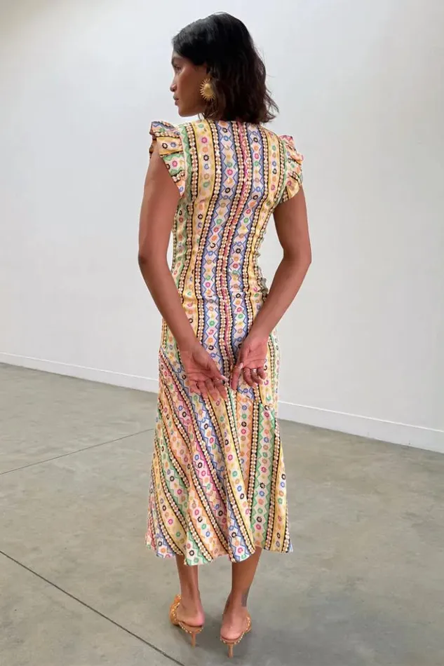 Never Fully Dressed Fiesta Remi Midi Dress Women Newness
