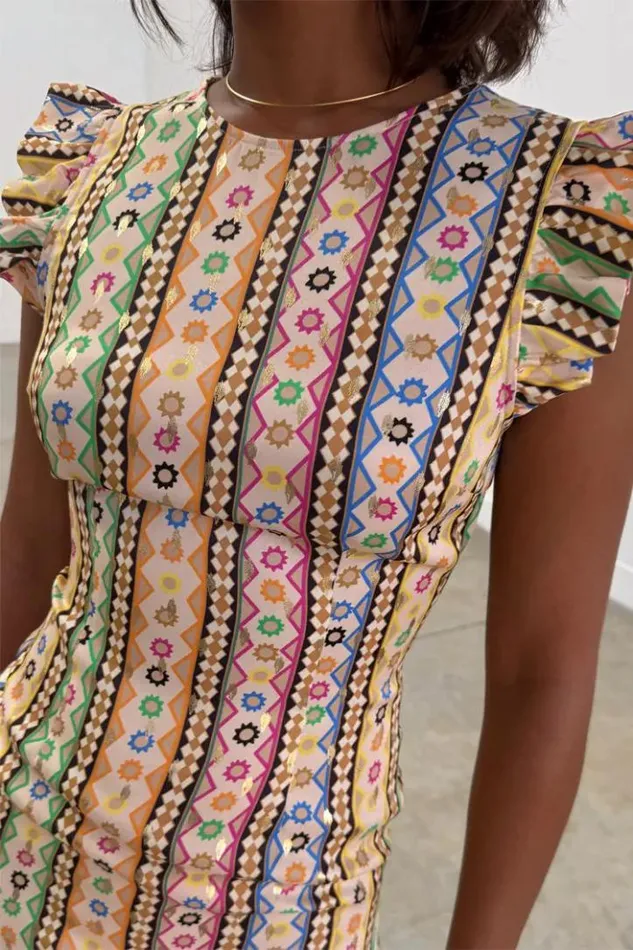Never Fully Dressed Fiesta Remi Midi Dress Women Newness