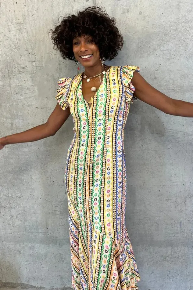 Never Fully Dressed Fiesta Remi Midi Dress Women Newness