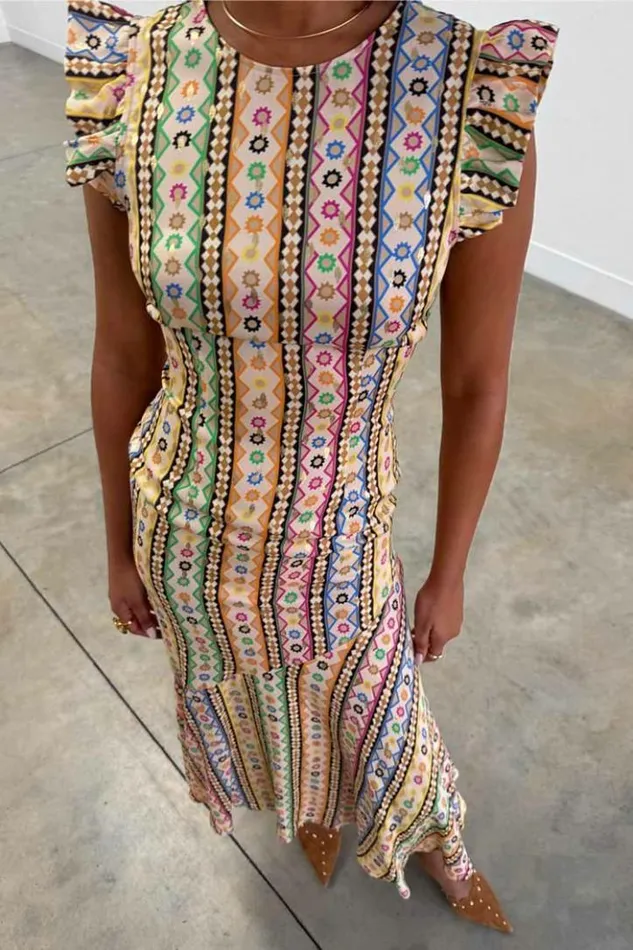 Never Fully Dressed Fiesta Remi Midi Dress Women Newness