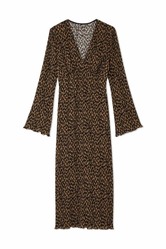 Never Fully Dressed Leopard Celeste Dress Women Leopard Print