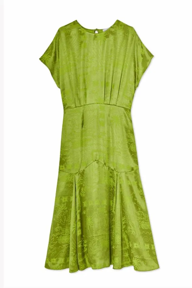Never Fully Dressed Lime Safari Erin Dress Petite Women Petite