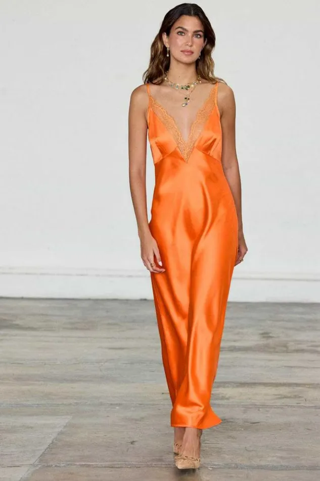 Never Fully Dressed Orange Lily Dress Women Newness