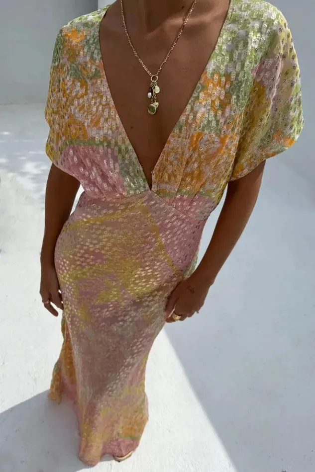 Never Fully Dressed Pink Boho Elodie Dress Women Newness