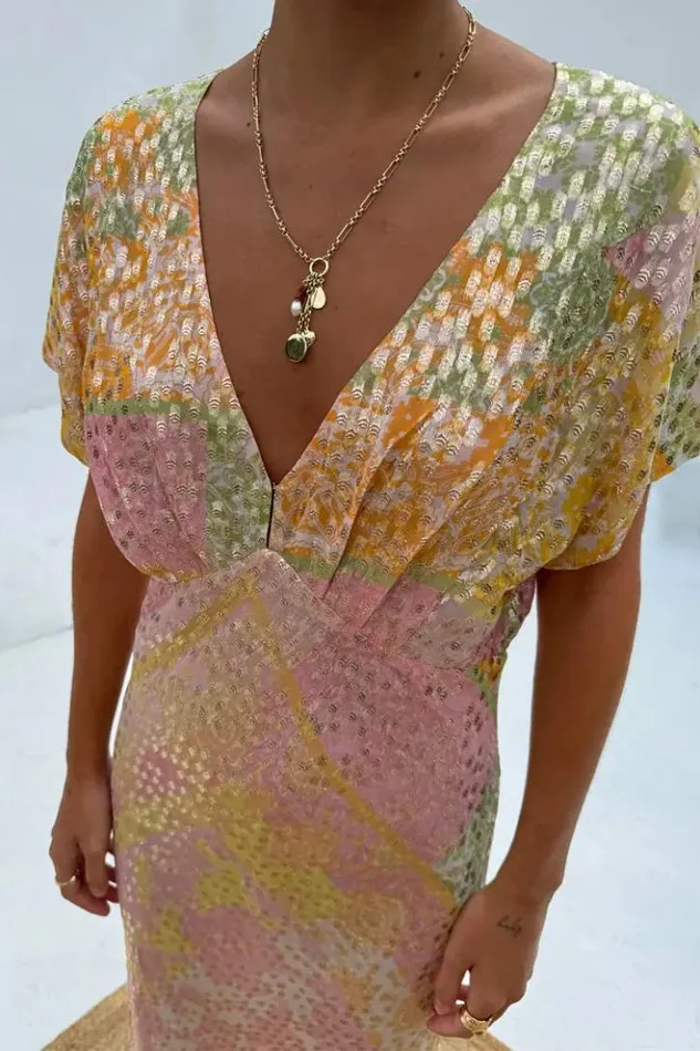 Never Fully Dressed Pink Boho Elodie Dress Women Newness
