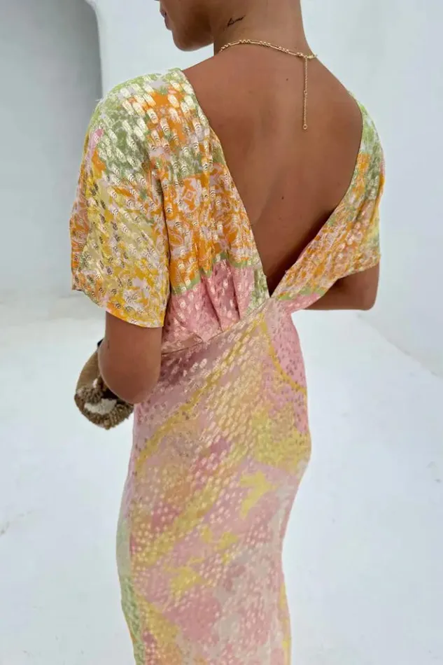 Never Fully Dressed Pink Boho Elodie Dress Women Newness