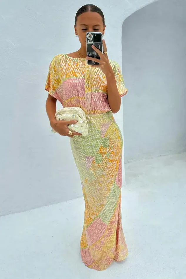 Never Fully Dressed Pink Boho Elodie Dress Women Newness