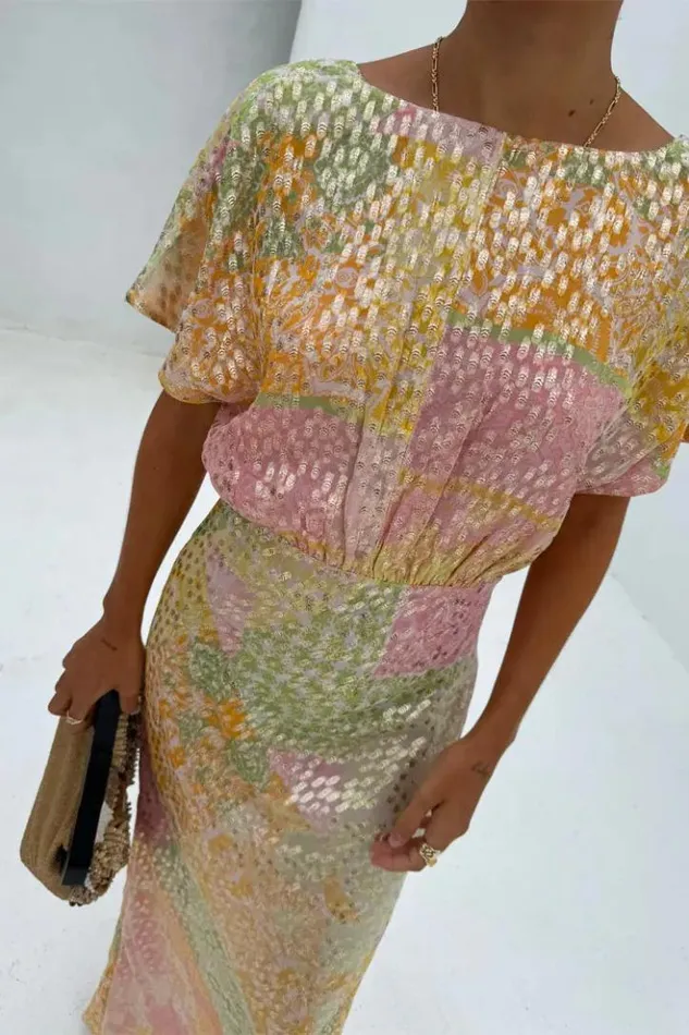 Never Fully Dressed Pink Boho Elodie Dress Women Newness
