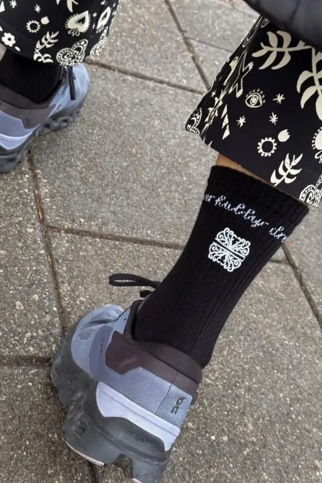 Never Fully Dressed Scroll Socks Women Activewear