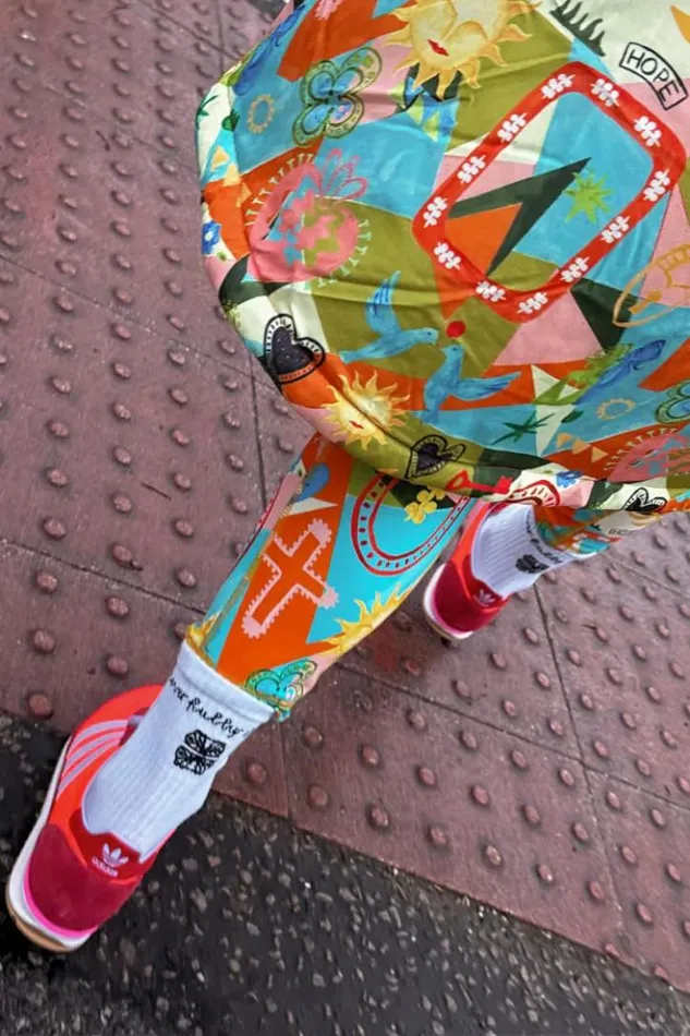 Never Fully Dressed Scroll Socks Women Activewear