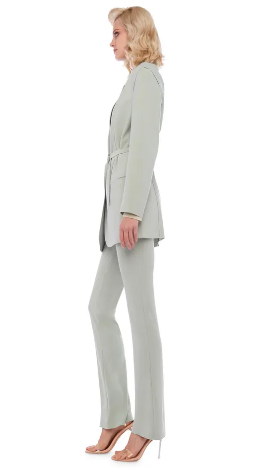 Norma Kamali Bottoms BOOT PANT Dried Sage 8211 Clothing