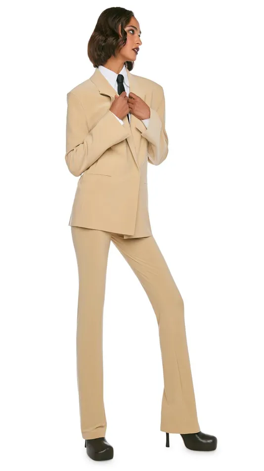Norma Kamali Bottoms BOOT PANT Sand 8211 Clothing