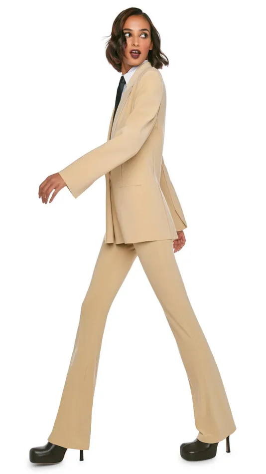 Norma Kamali Bottoms BOOT PANT Sand 8211 Clothing