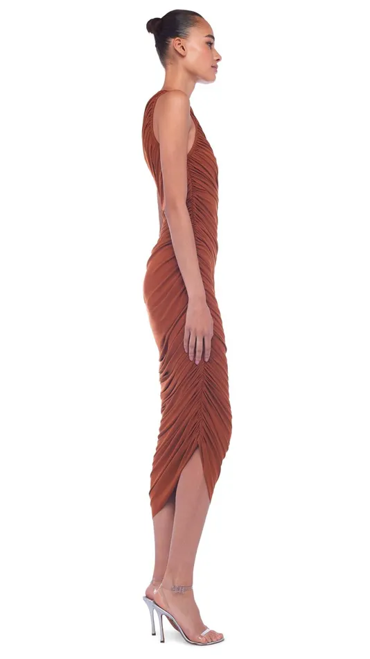 Norma Kamali Dresses DIANA GOWN Bronze 8211 Clothing