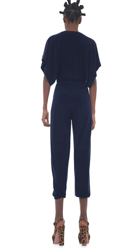 Norma Kamali Jumpsuits RECTANGLE JOG JUMPSUIT Midnight 8211 Clothing
