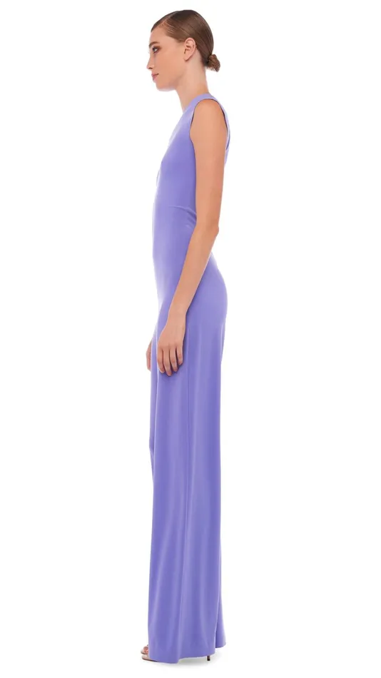 Norma Kamali Jumpsuits SLEEVELESS JUMPSUIT Lilac 8211 Clothing
