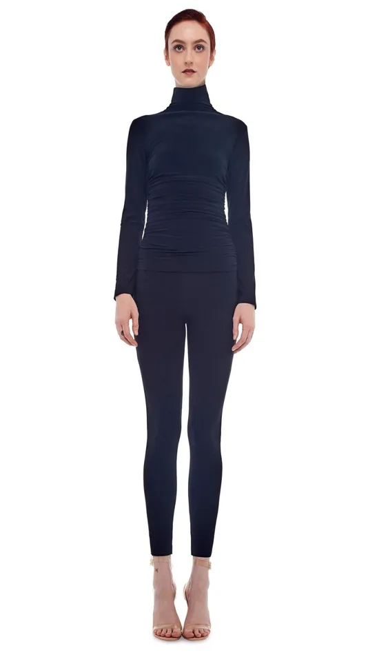 Norma Kamali Jumpsuits TURTLE NECK CATSUIT 8211 Clothing