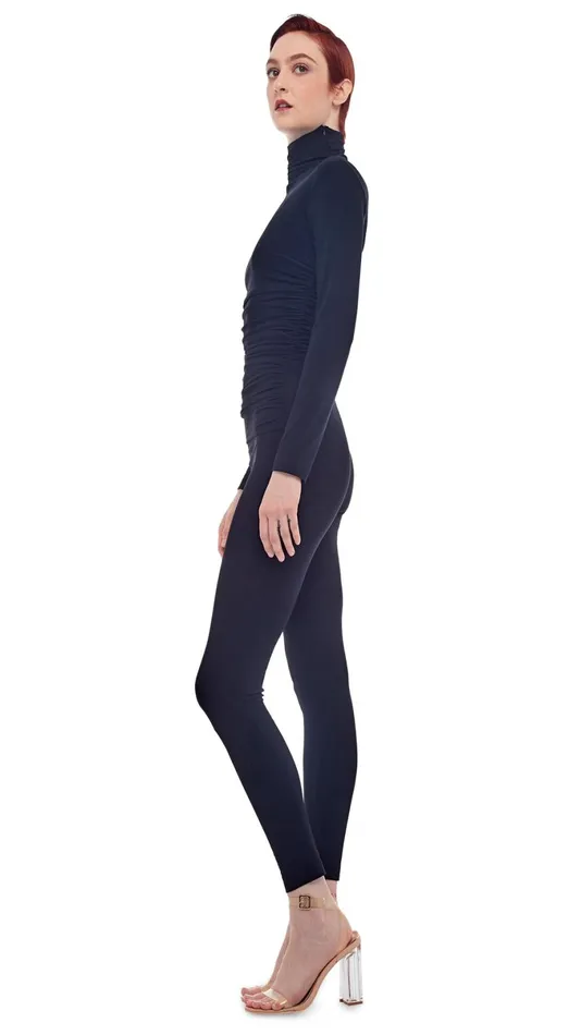 Norma Kamali Jumpsuits TURTLE NECK CATSUIT 8211 Clothing