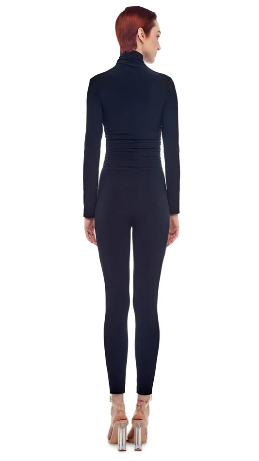 Norma Kamali Jumpsuits TURTLE NECK CATSUIT 8211 Clothing