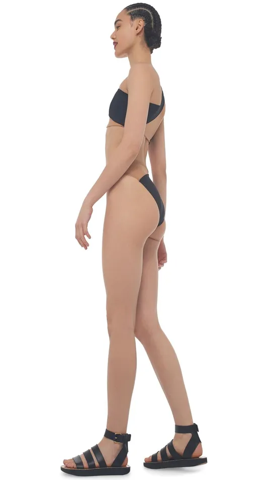 Norma Kamali Swimwear SNAKE MESH BRA Blacknude Mesh 8211 Clothing