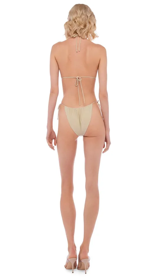 Norma Kamali Swimwear STRING BRA Mist 8211 Clothing