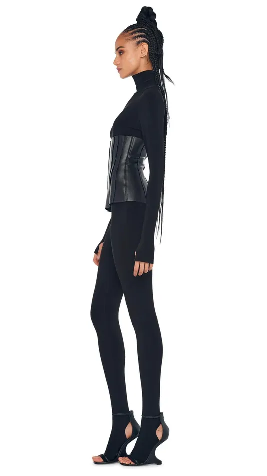 Norma Kamali Tops GRACE CORSET Black 8211 Clothing