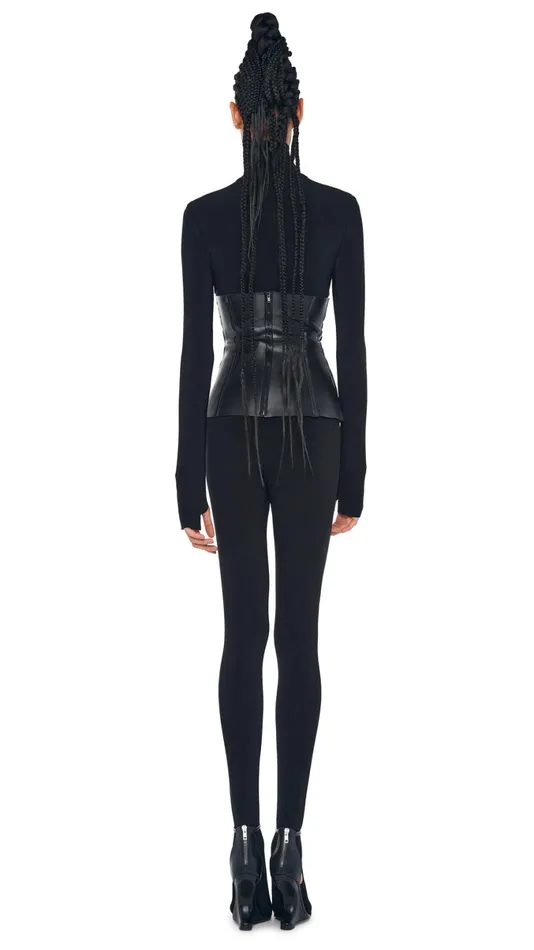 Norma Kamali Tops GRACE CORSET Black 8211 Clothing
