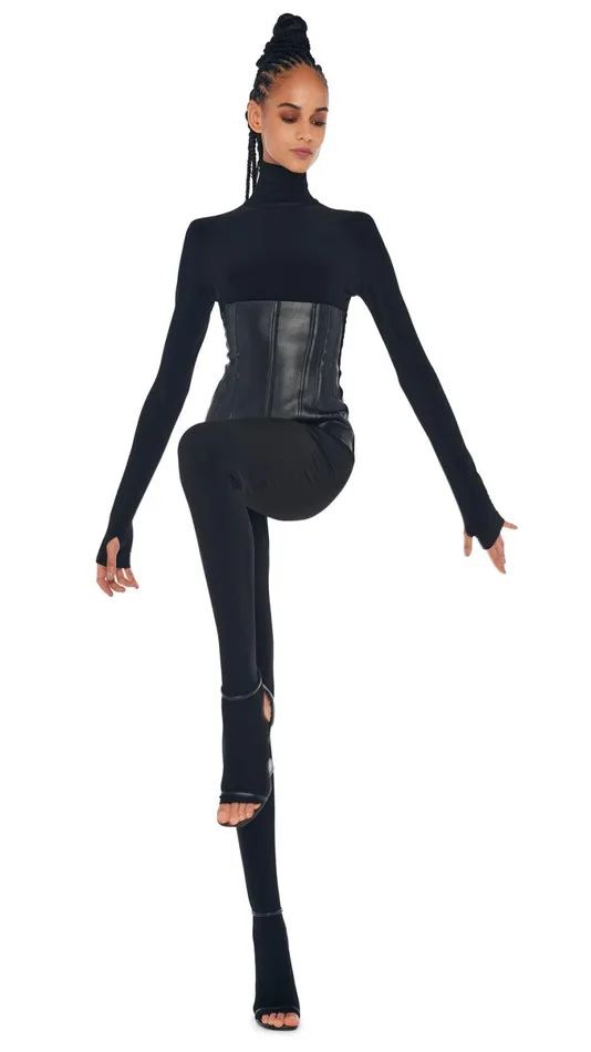 Norma Kamali Tops GRACE CORSET Black 8211 Clothing
