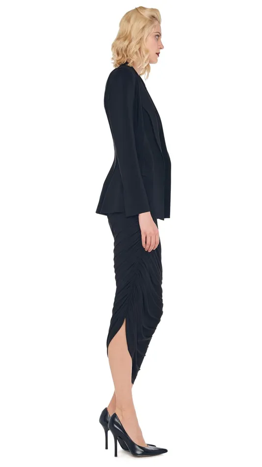 Norma Kamali Wardrobe DIANA GOWN With SINGLE BREASTED BOY FIT JACKET 8211 Clothing Norma Kamali Wardrobe DIANA GOWN With SINGLE BREASTED BOY FIT JACKET 8211 Clothing