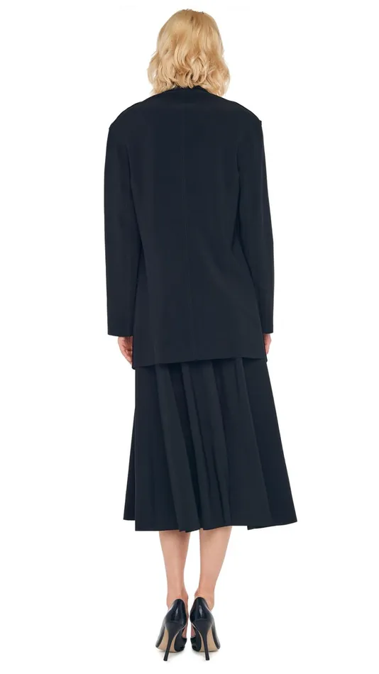 Norma Kamali Wardrobe GRACE SKIRT With OVERSIZED SINGLE BREASTED JACKET 8211 Clothing Norma Kamali Wardrobe GRACE SKIRT With OVERSIZED SINGLE BREASTED JACKET 8211 Clothing