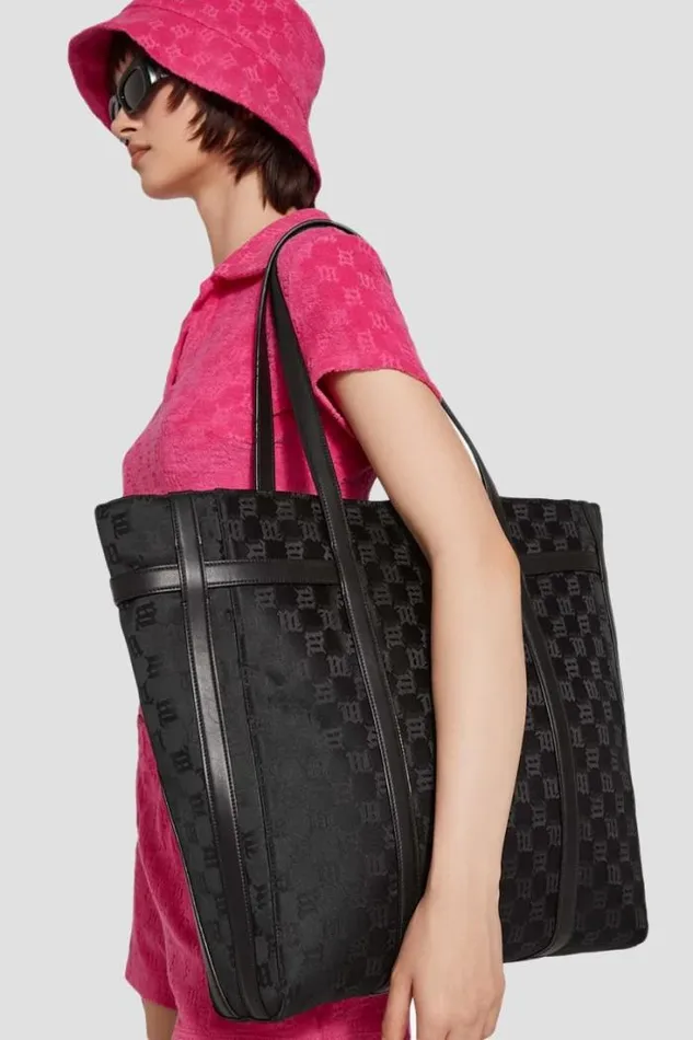 Nylon Monogram Traveller Bag Black WomenMen MISBHV Bags