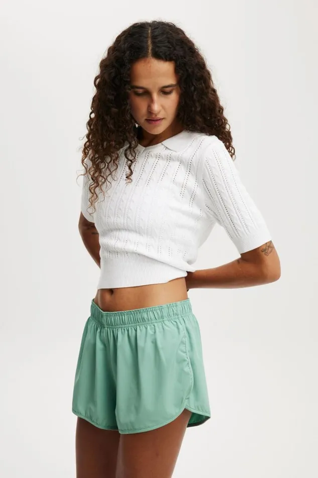 On The Move Jogger Malachite Green Women Cotton On Shorts and Skirts