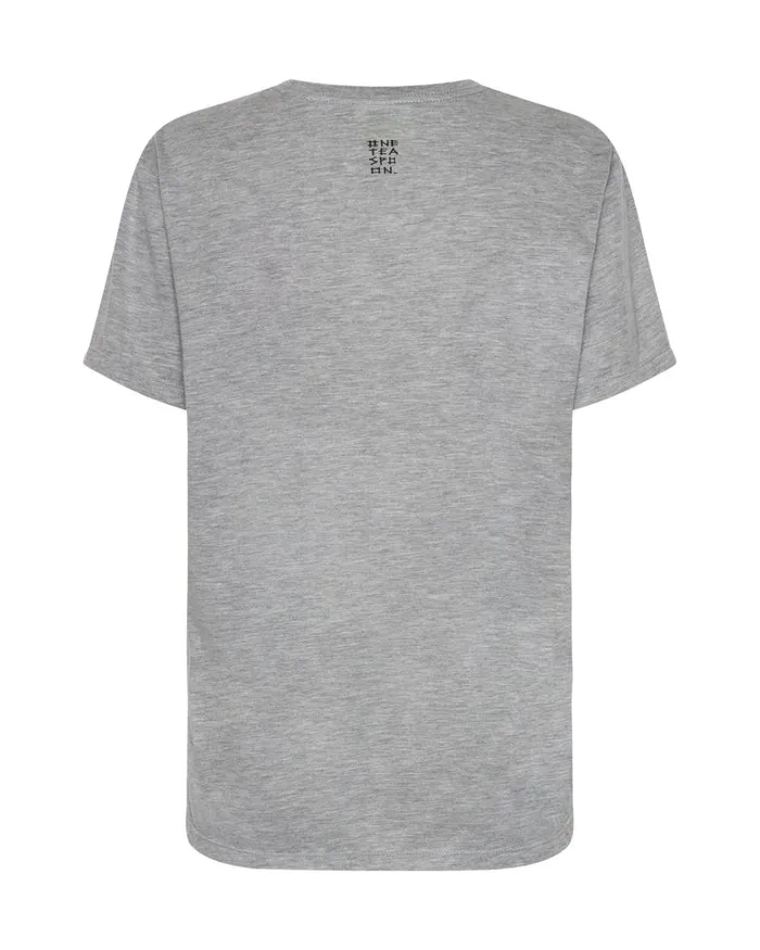 ONE TEASPOON LOGO CREW NECK TEE GREY Women One Teaspoon Tees and Tanks ONE TEASPOON LOGO CREW NECK TEE GREY Women One Teaspoon Tees and Tanks