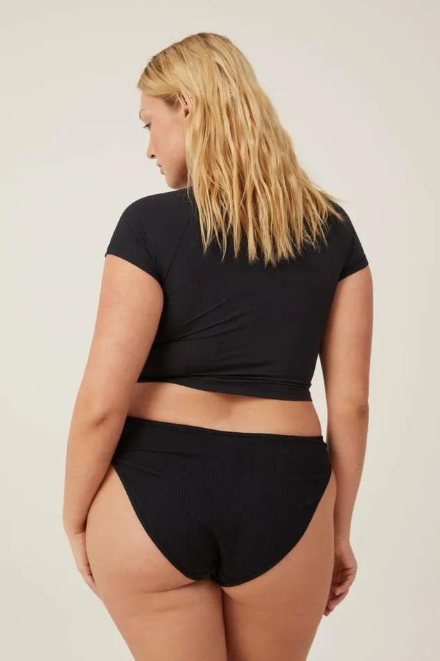Organic Cotton Rib Bikini Brief Black Women Cotton On Panties Organic Cotton Rib Bikini Brief Black Women Cotton On Panties