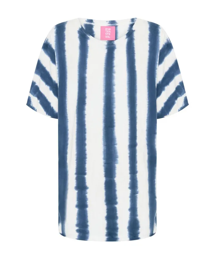 ORGANIC HAND PAINTED STRIPE UNISEX TEE Women One Teaspoon Tees and Tanks ORGANIC HAND PAINTED STRIPE UNISEX TEE Women One Teaspoon Tees and Tanks
