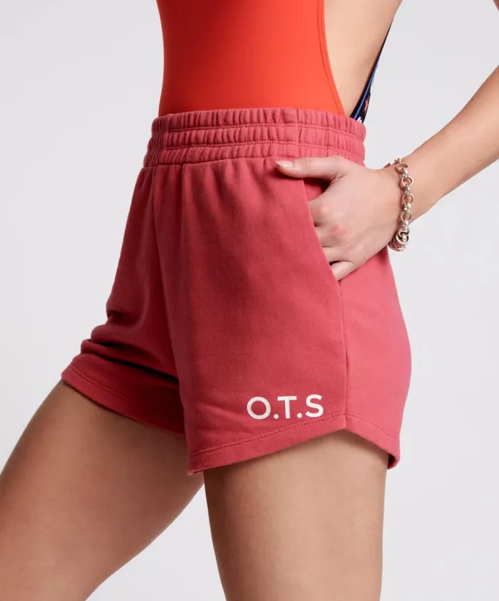 OTS PINK HIGH WAIST HUSTLE SHORTS Women One Teaspoon Bottoms OTS PINK HIGH WAIST HUSTLE SHORTS Women One Teaspoon Bottoms