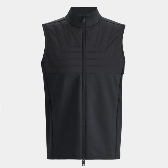 Outerwear Men GFORE QUILTED HYBRID STRETCH VEST Onyx