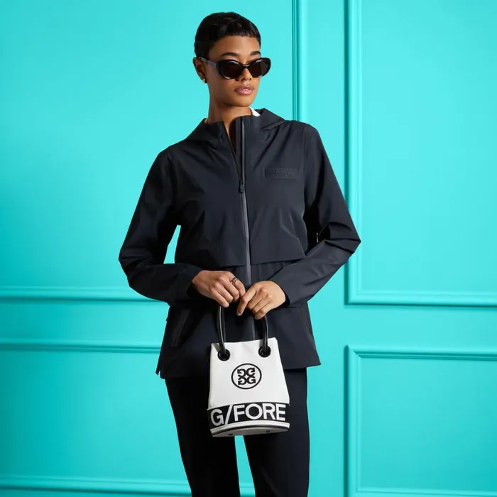 Outerwear Women GFORE WEATHER RESISTANT REPELLER 20 HOODED JACKET Onyx Outerwear Women GFORE WEATHER RESISTANT REPELLER 20 HOODED JACKET Onyx